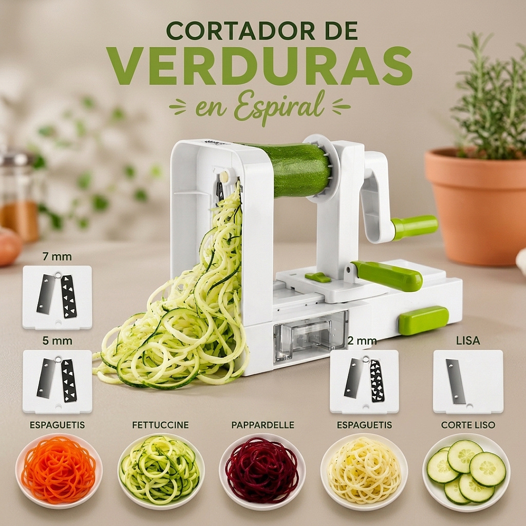 🥗Cortador de verduras en Espiral🥗