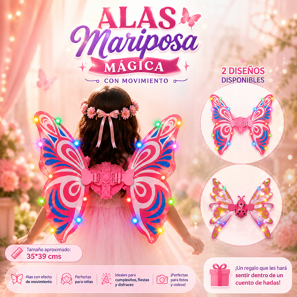 🦋✨Mariposa Mágica con Movimiento 🦋✨