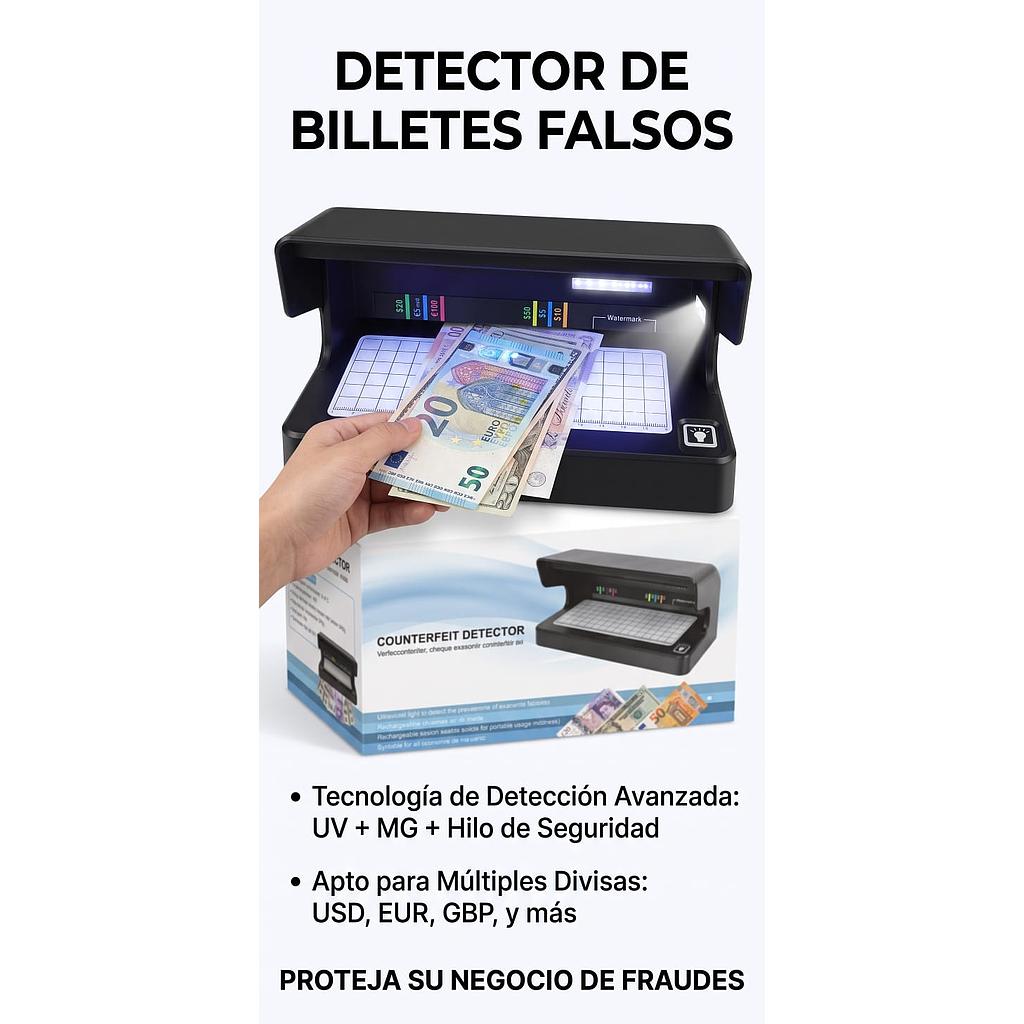 💵Detector De Billetes Falsos  💰
