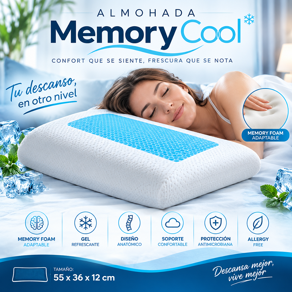 🛌Almohada Memory Cool🛌