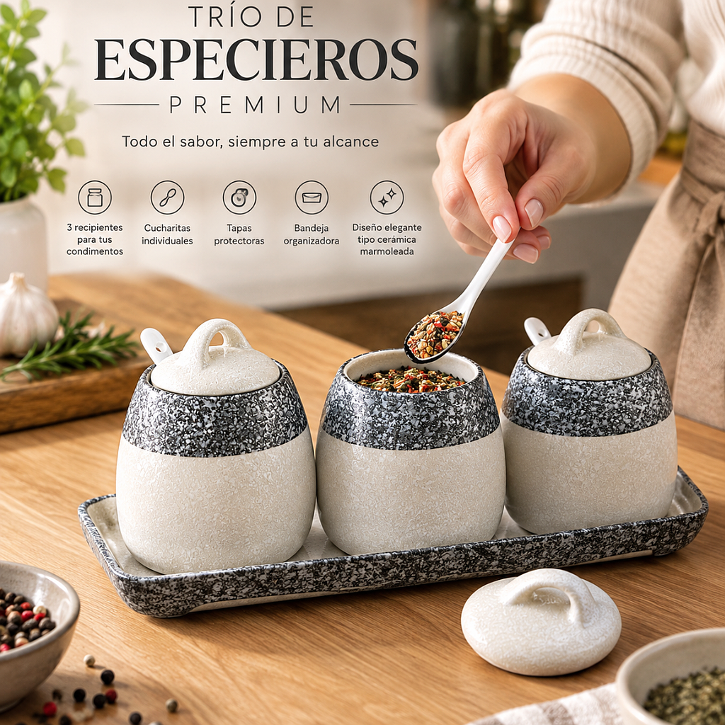 🥫Trío de Especieros Premium🥫