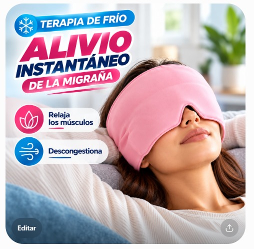 🧊 Gorro De Terapia De Frío 💆‍♀️