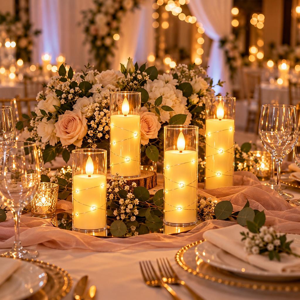 ✨Velas LED Con Luz De Hada 🕯️