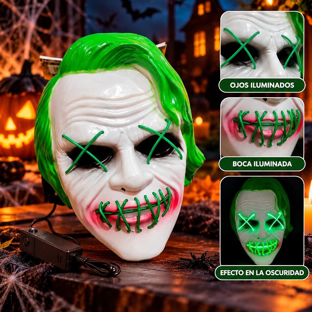 🧛‍♂️ Máscara Joker LED 🧛‍♂️