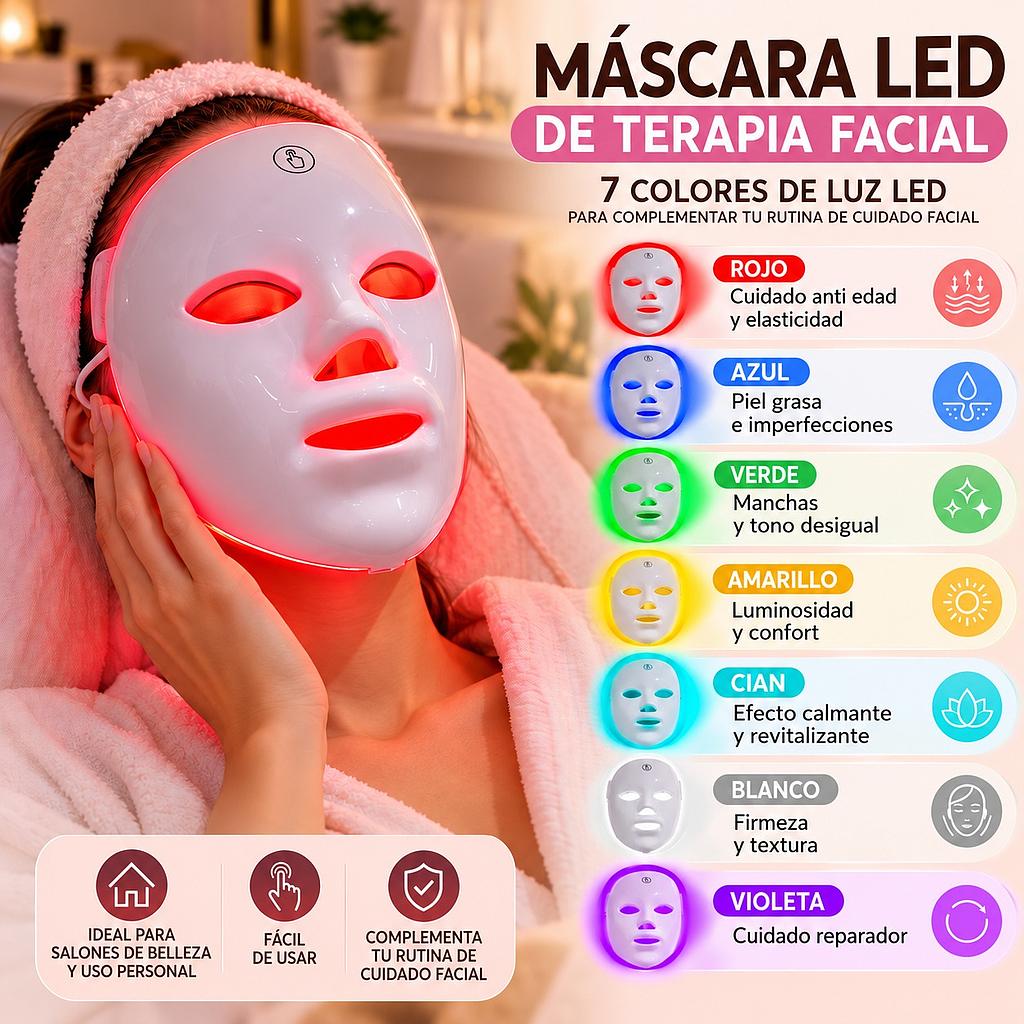 💆‍♀️Mascara LED De Terapia 💆‍♀️