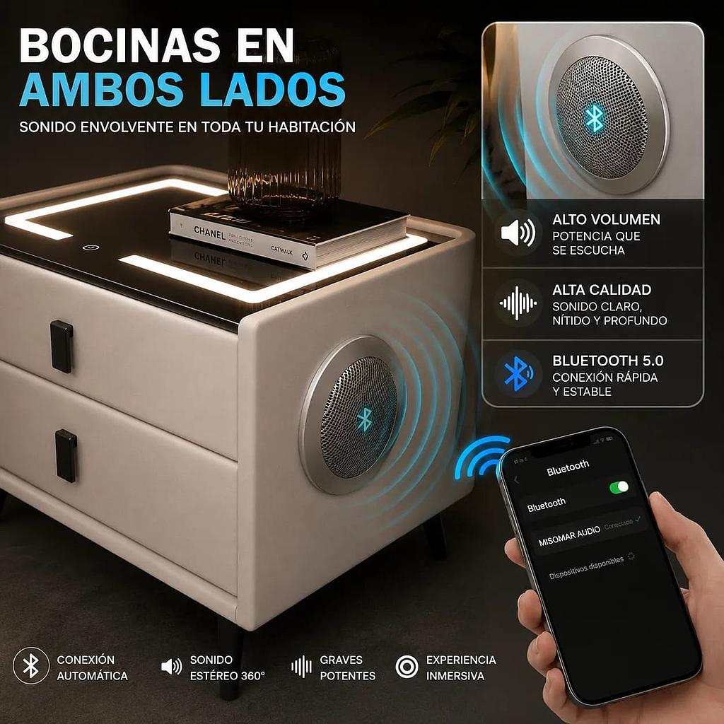 💡Mesa de Noche Inteligente 🔌