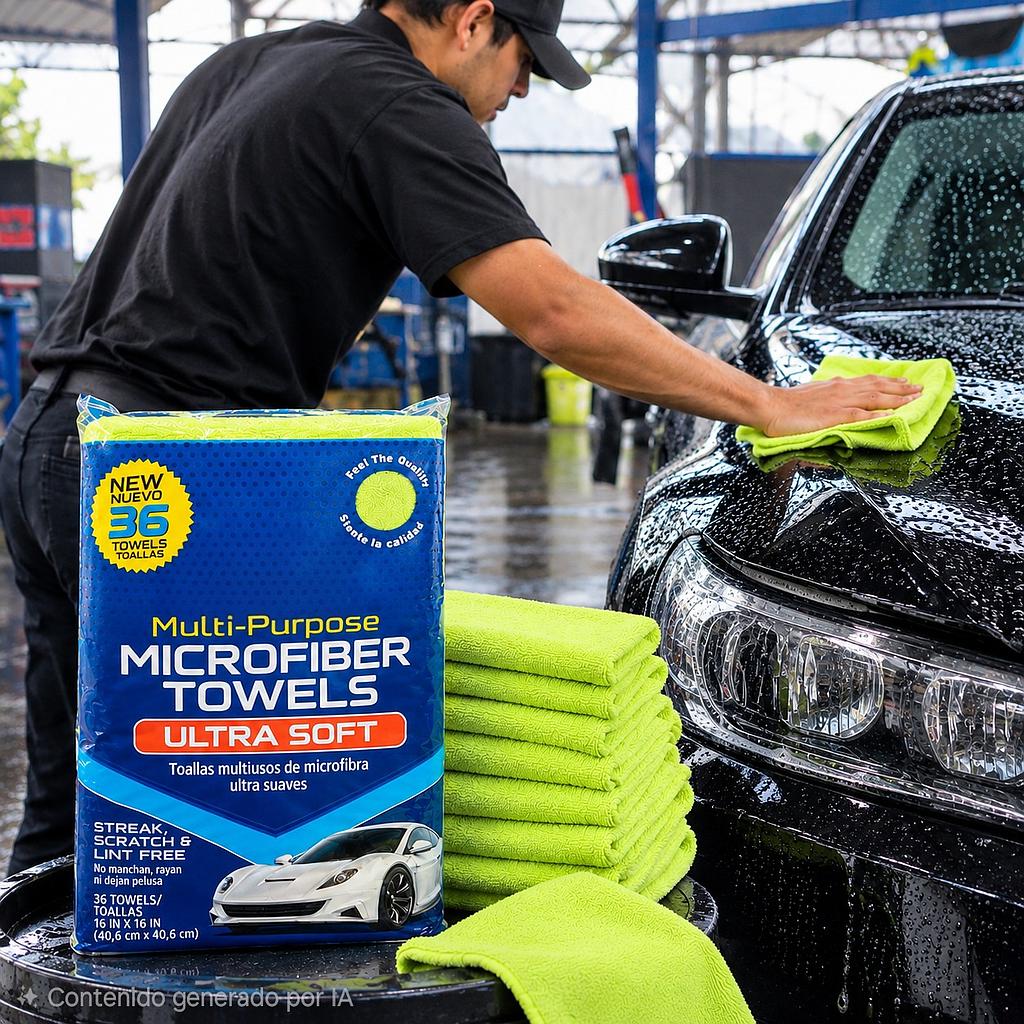 🚗 Set Toallas Microfibra Ultra Soft 🚗