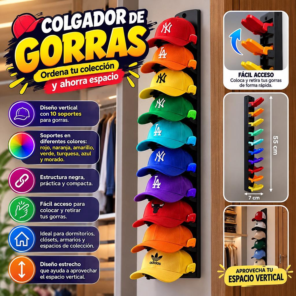 🧢Organizador Vertical Para Gorras🧢