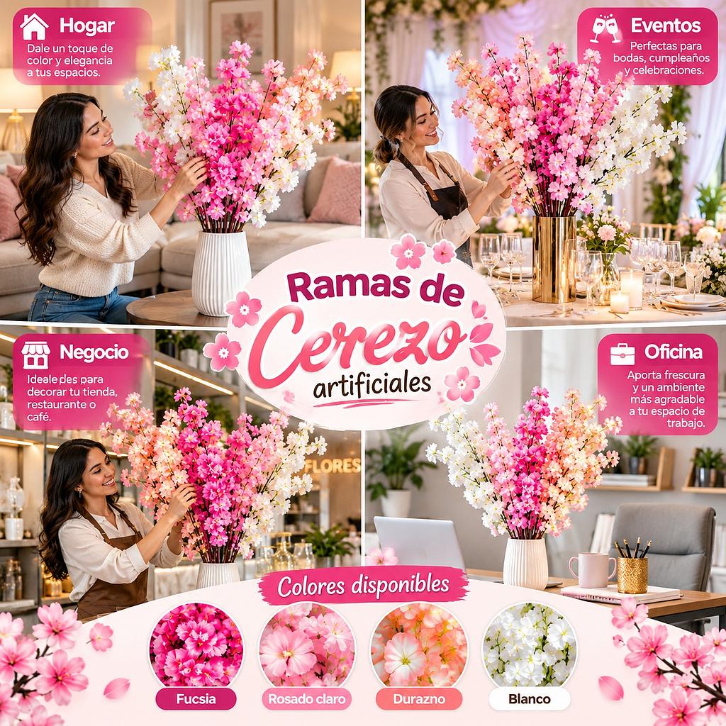 🌺Ramas De Cerezo Artificial🌺