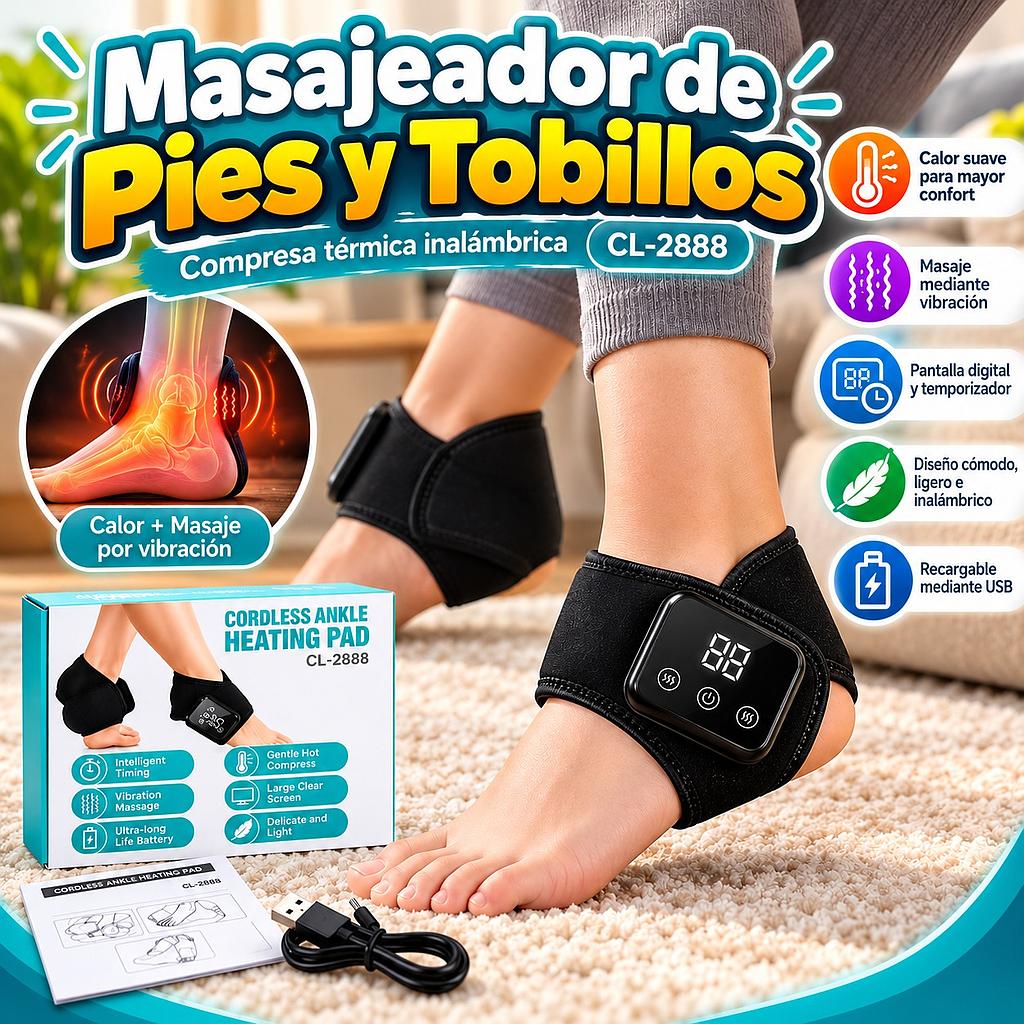 🦶 Masajeador Para Pies y Tobillos 🦶
