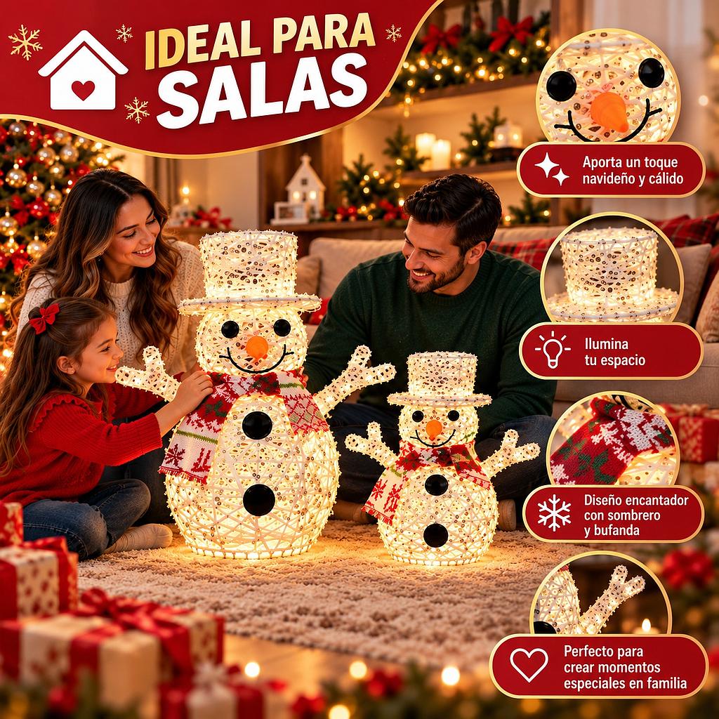 ☃️Muñeco De Nieve Navideño Decorativo⛄