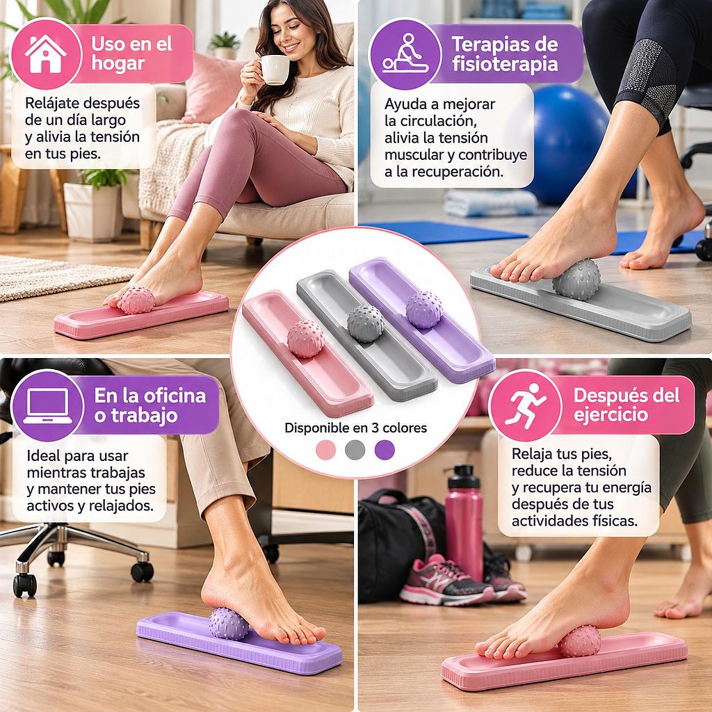 💆‍♀️Rodillo Para Masaje de Pies Antideslizante💆‍♂️